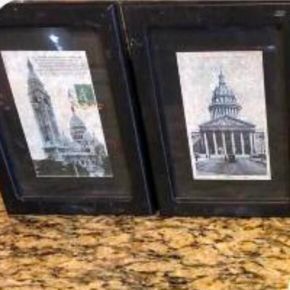 NWT ALEXANDRA'S ACCENTS Set of 4 Framed Old World French Architectural Prints 9" - Picture 2 of 8